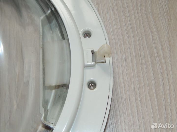 Люк в сборе стиральной машины Samsung серый