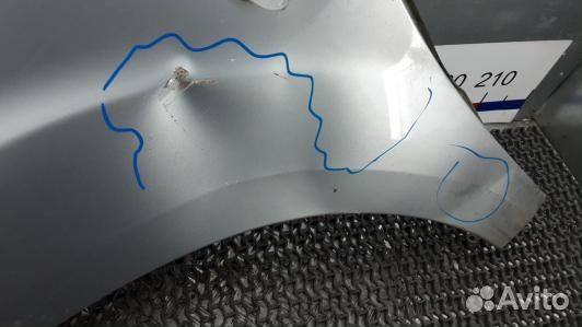 Крыло переднее левое peugeot 4007 (DBG10D901)