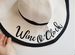 Шляпа женская белая для фотосессий Wine O'Clock