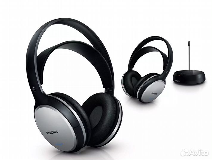 Две пары беспроводных наушников philips