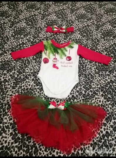 Новогодний костюм для девочки 80-86
