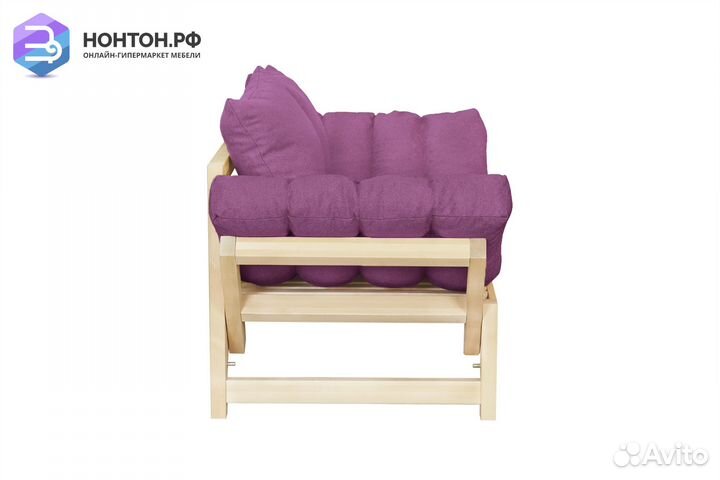Диван кушетка Амбер-2 фиолетовый