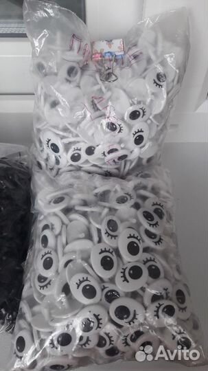 Глаза и носы для игрушек