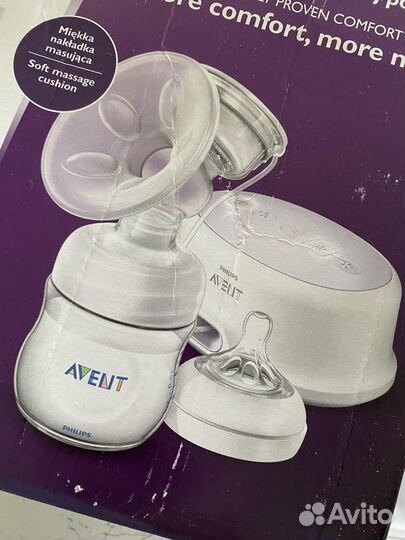 Молокоотсос avent электрический