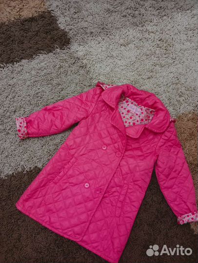 Куртка плащ для девочки р.116