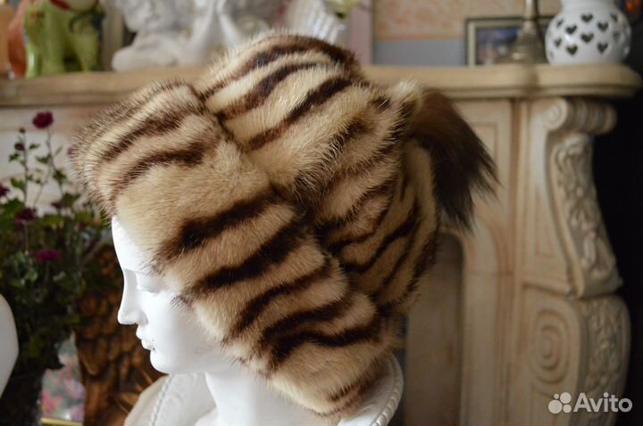 Шапка Норковая Женская (финский мех) новая