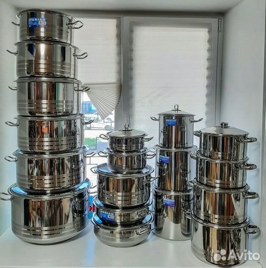 Кастрюли из нержавейки 18-10. Турецкие