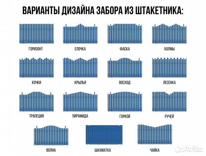 Евроштакетник на заказ