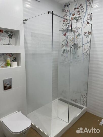 Стеклянная душевая перегородка / Гарантия