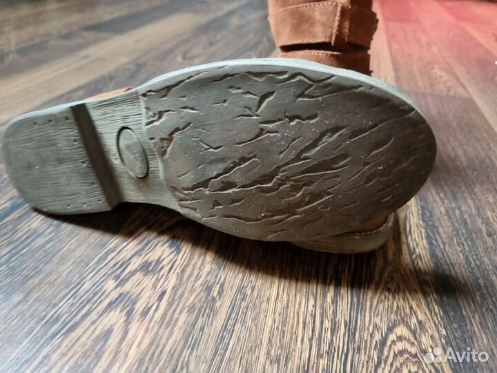 Сапоги чопперы натуральная замша, 38