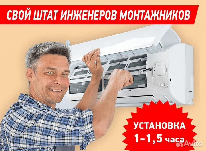 Кондиционеры с монтажом