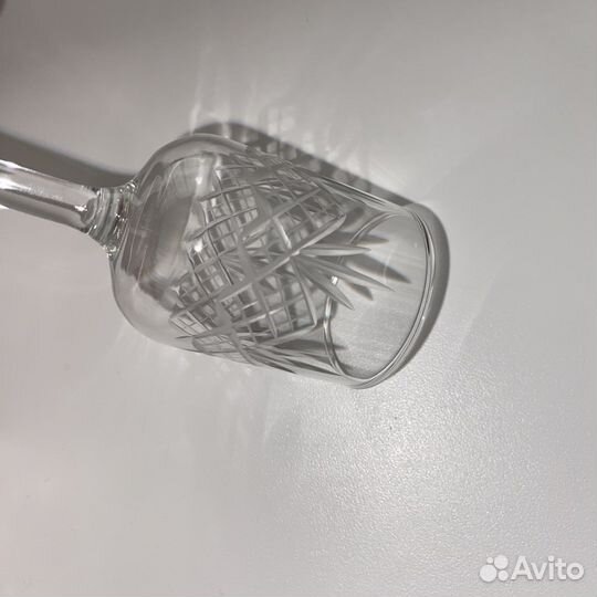 Набор рюмок СССР снежинка