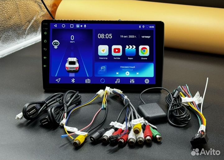 Магнитола 4/64 2 din android 9 дюймов
