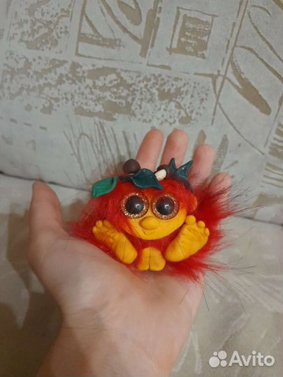 Ручная работа. Игрушка в смешанной технике. Тролль