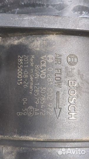 Измеритель потока воздуха Volvo XC60, 2011