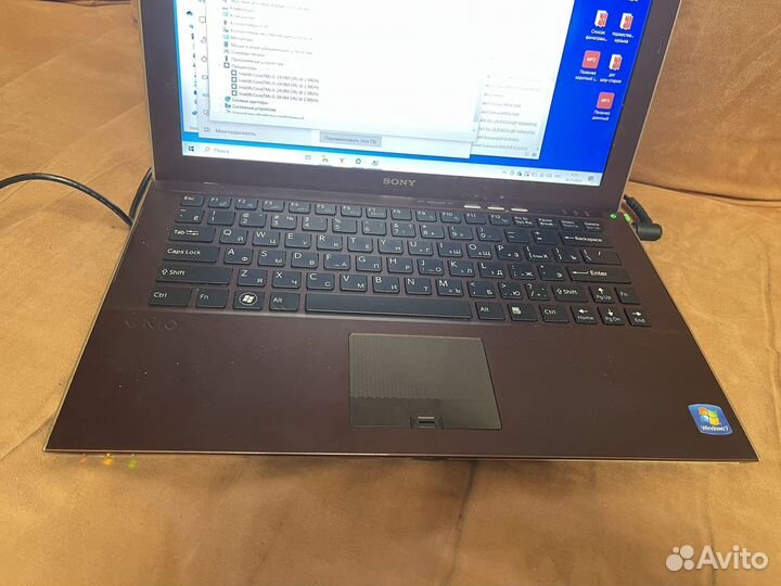 Ультрабук sony vaio vpcz2 i5/4gb