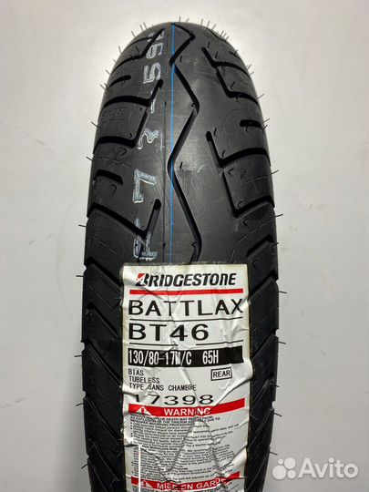 Мотошина 130 80 17 Bridgestone Battlax BT46