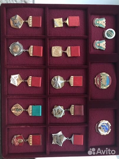 Коллекция знаков наградных знаков влксм