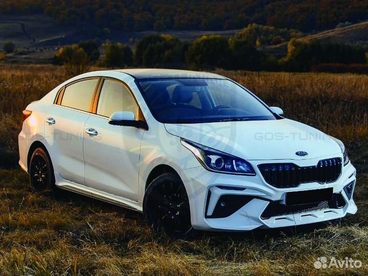 Передний бампер Киа Рио 4 