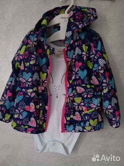 Куртка для девочки 74,80,86,92,98