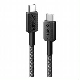 Кабель Anker 322 Type-C Type-C 60W 1.8м Черный