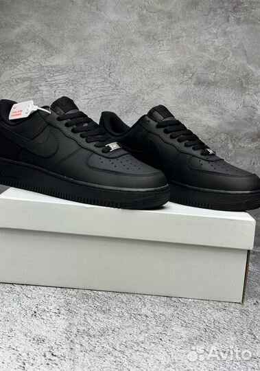 Кроссовки Nike Air Force 1 Supreme Black