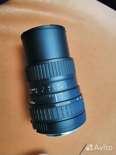 Объектив sigma 70-210мм 4 - 5.6canon ef
