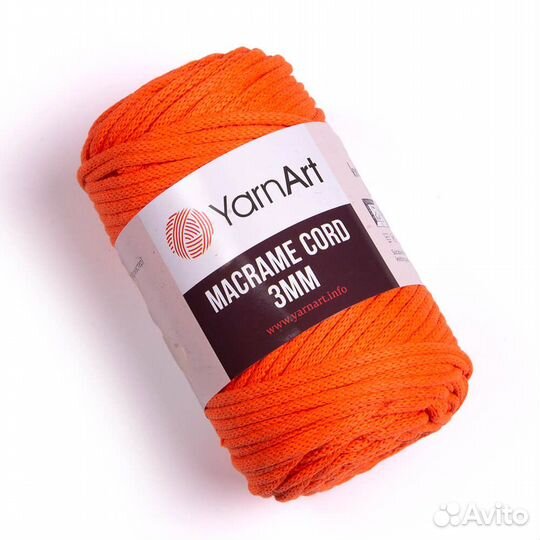 Пряжа ярнарт YarnArt Macrame Cord 3 MM