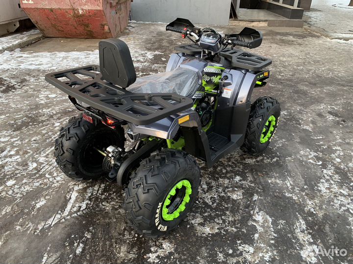 Квадроцикл MotoLand Wild Track 200 Lux (серый)