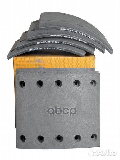 Z10702 накладки торм. 1-рем 19032 18.5-11.8 42