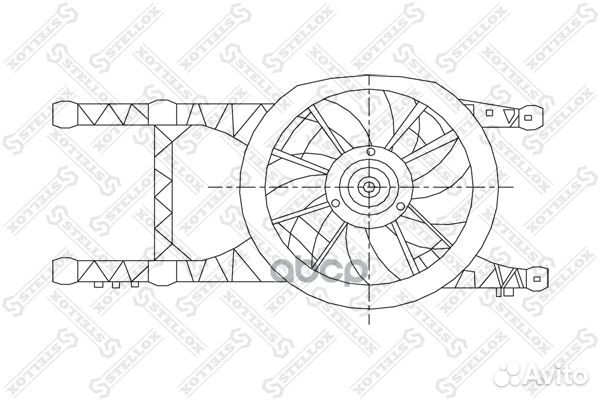 29-99012-SX вентилятор охлаждения без рамки Re