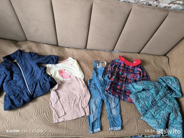 Вещи для девочки 86 размера
