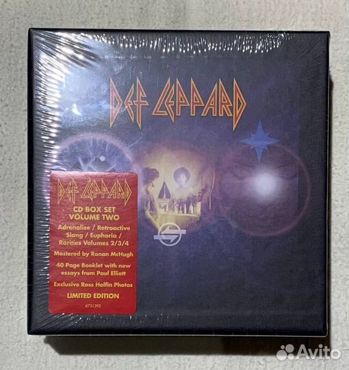 Коллекционный набор DEF leppard cd box set