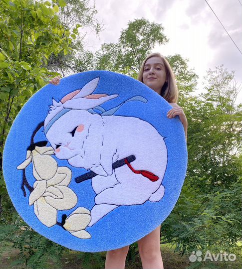 Тафтинговый ковер ручной работы