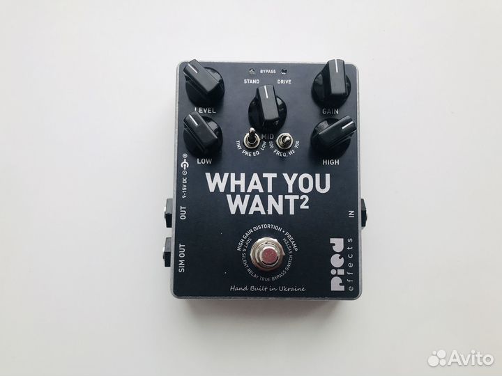 Гитарная педаль перегруза What You Want 2