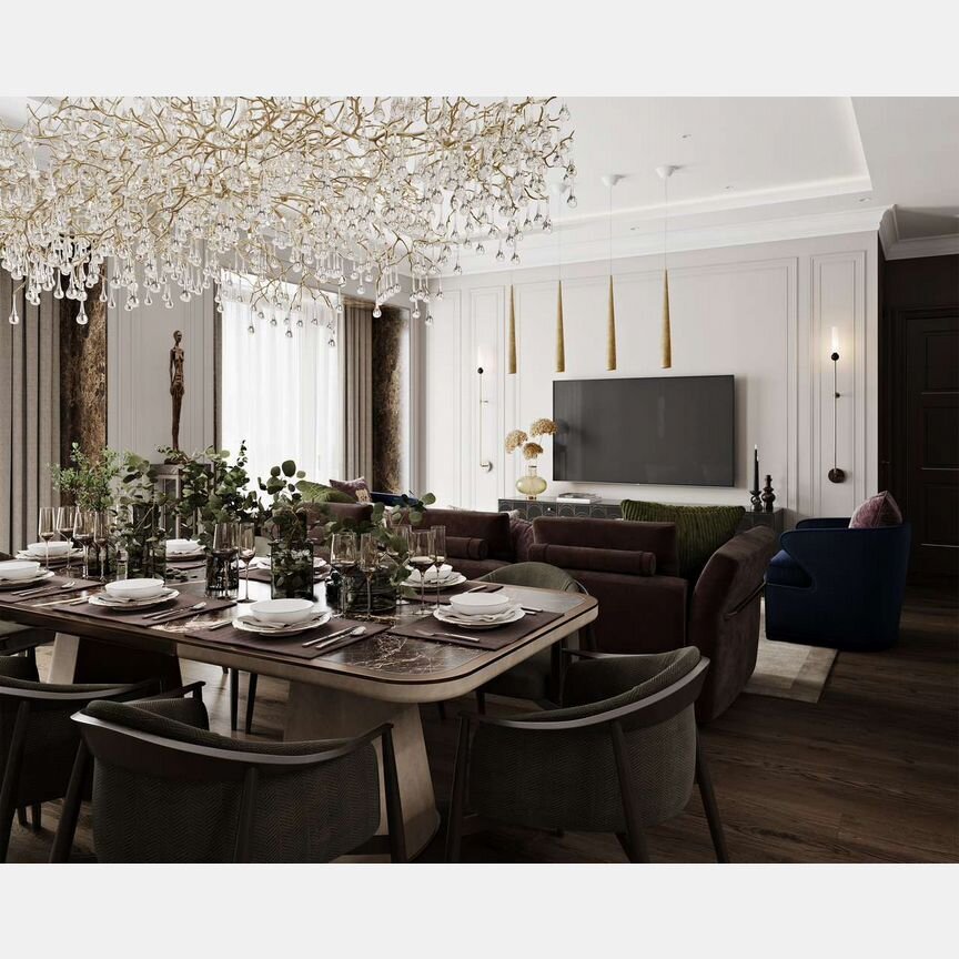 4-к. квартира, 131,8 м², 18/41 эт.