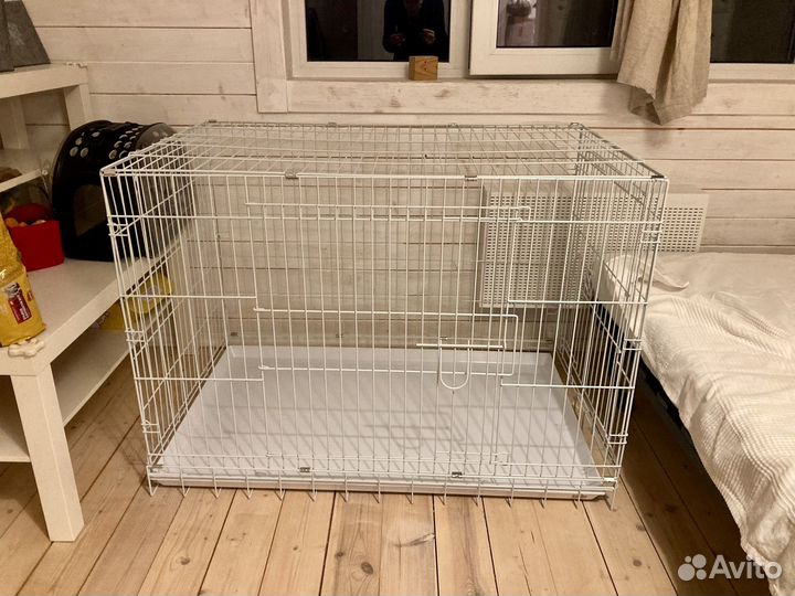 Клетка для собак большая белая