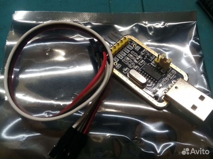 Адаптер USB-TTL конвертер сн340 ардуино