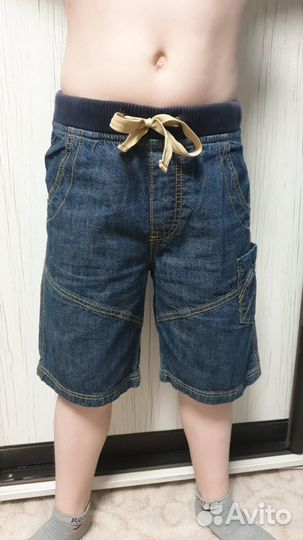 Пакет- рост140- Бриджи+новая футболка+худи+шлёпки