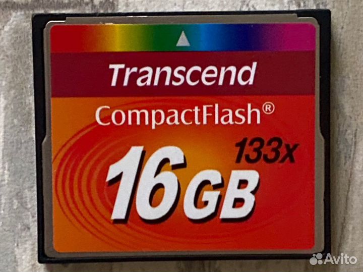 Карта памяти Transcend Compact Flash 16 гб