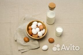 Домашние куриные яйца