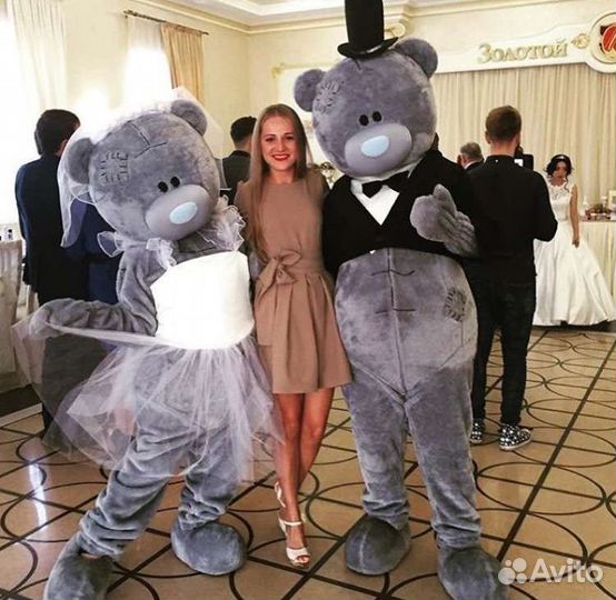 Ростовые куклы Мишка Тедди, Зайка и Единорог