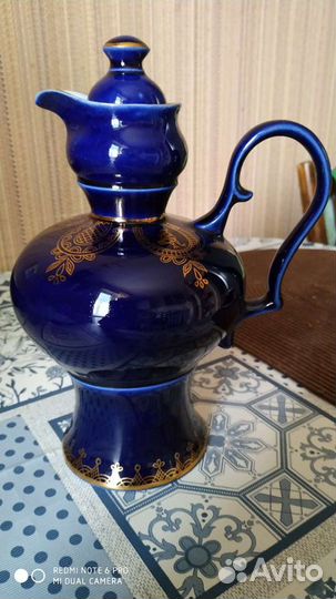 Кувшин фарфор кобальт