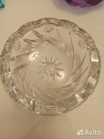 Пепельницы Чешский хрусталь