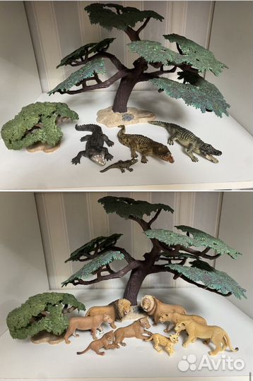 Животные и деревья schleich