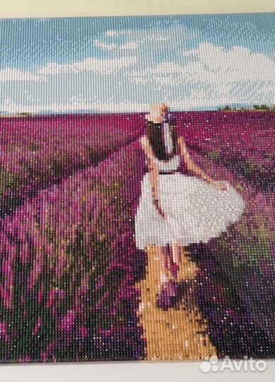 Алмазная мозаика на подрамнике 40*50 Волк