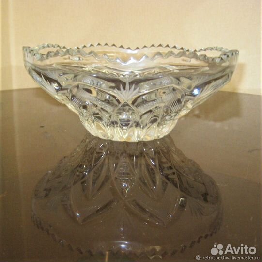 Ваза (салатник) хрусталь