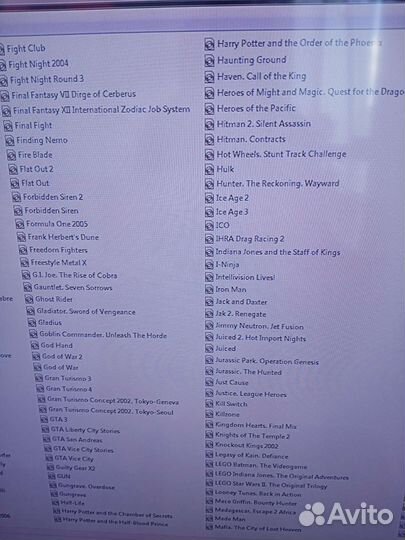 Игры Play Station 2