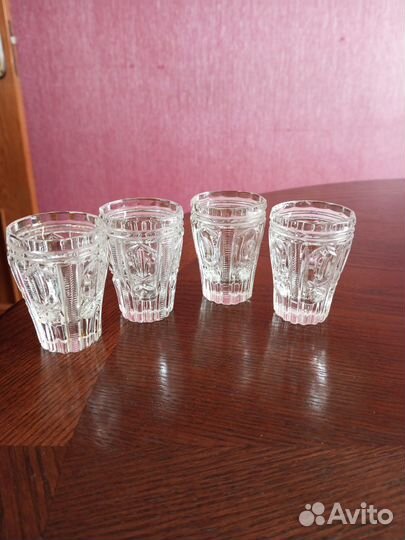 Хрустальная стопка 9 штук