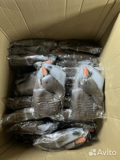 Чучела гусей (сминаемые) 30 шт